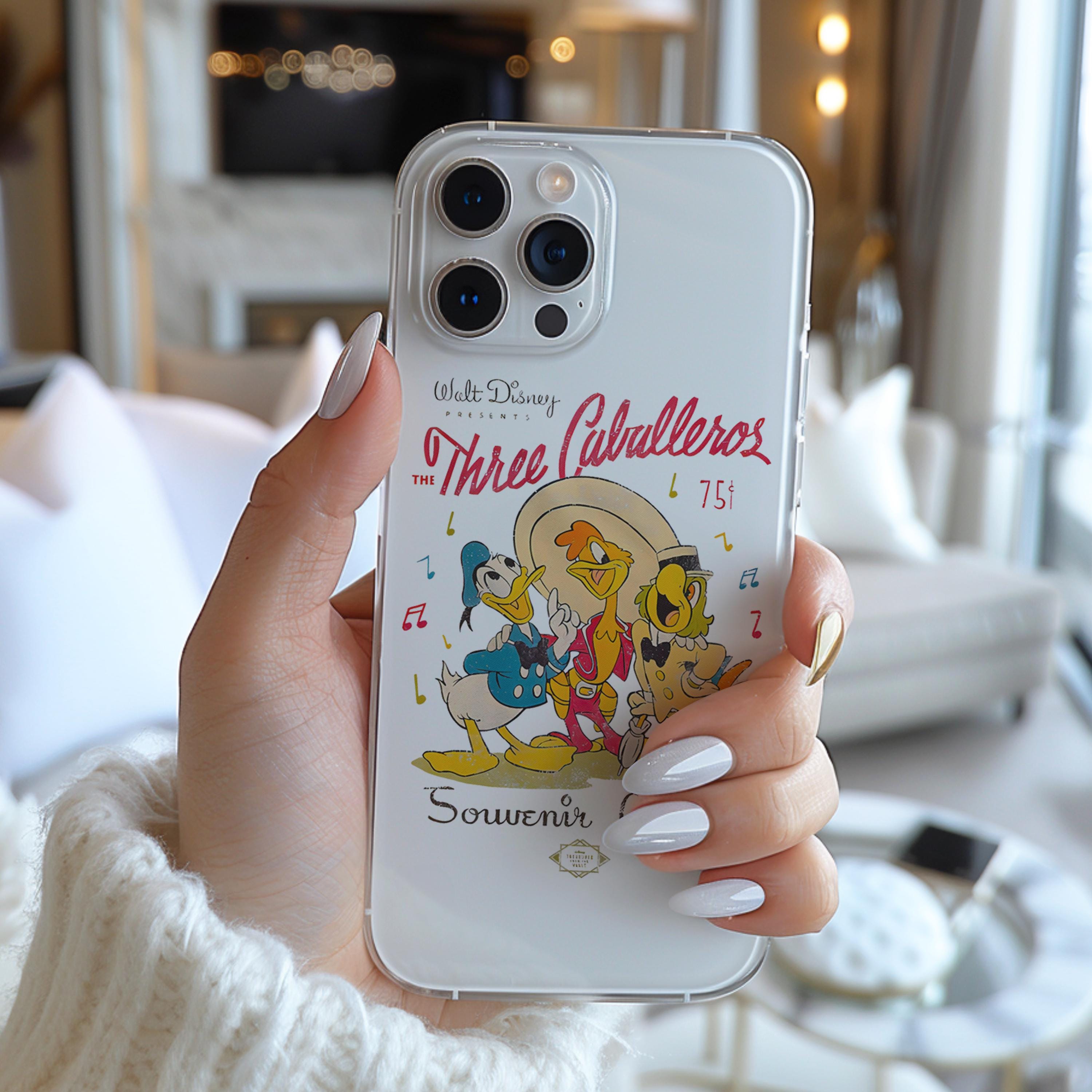 Walt Disney Three Caballeros Funny Famous Cartoon Character Figure  Phone Case 8868