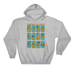 Disney Emotions Of Pluto Famous Cartoon Hero Figure Hoodie Sweatshirt Pullover S-M-L-XL-XXL-3XL-4XL-5XL Oversized Men Women Unisex 6796