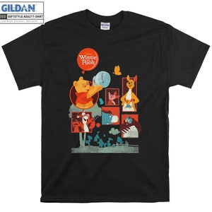 Winnie The Pooh And Friends Panels T-shirt Hoody Kid Child Tote Bag Tshirt S-M-L-XL-XXL-3XL-4XL-5XL Gildan Oversized Men Femmes Unisexe 7497