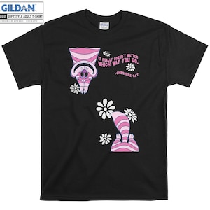 Disney Cheshire Alicja w Krainie Czarów T-shirt z kapturem dla dzieci dla dzieci Torba typu tote Tshirt S-M-L-XL-XXL-3XL-4XL-5XL Gildan Oversized Mężczyźni Kobiety Unisex 6654