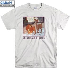 Relationship Goals Lady The Tramp T-shirt Hoodie Kids Child Tote Bag Tshirt S-M-L-XL-XXL-3XL-4XL-5XL Gildan Oversized Men Women Unisex A203