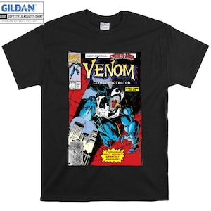 Marvel Venom Lethal Protector T-shirt Hoodie Kids Child Tote Bag Tshirt S-M-L-XL-XXL-3XL-4XL-5XL Gildan Oversized Men Women Unisex A543