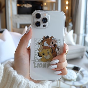 Retro Disney The Lion King Simba Timon Pumbaa Hakuna Phone Case AC674