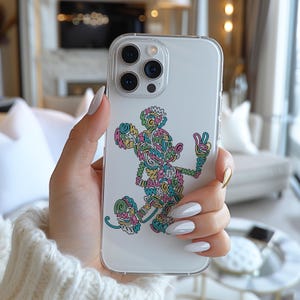 Disney Divertente Personaggio Famoso Figura Topolino Custodia per Telefono Colorata 4111