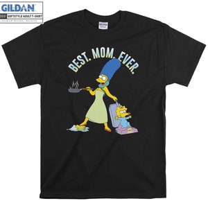 Les Simpson Fête des Mères Marge Meilleur T-shirt Hoody Kid Child Tote Bag Tshirt S-M-L-XL-XXL-3XL-4XL-5XL Oversized Men Femmes Unisexe 7476