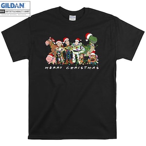 Disney Toy Story Group Santa Merry Christmas T shirt Hoodie Hoody T-shirt Tshirt S-M-L-XL-XXL-3XL-4XL-5XL Oversized Men Women Unisex 8882