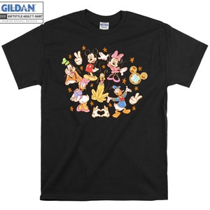 Mickey & Friends Retro Disney T-shirt Hoodie Kids Kind Tote Bag T-shirt S-M-L-XL-XXL-3XL-4XL-5XL Gildan Oversized Mannen Vrouwen Unisex A991