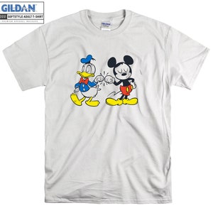 Disney Mickey Mouse et Donald Duck T-shirt Hoody Kids Child Tote Bag Tshirt S-M-L-XL-XXL-3XL-4XL-5XL Gildan Oversized Men Femmes Unisexe 6756