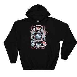 Disney Alice In Wonderland Card Style Mashup Alice In Hoodie Sweat  Pullover S-M-L-XL-XXL-3XL-4XL-5XL Oversized Men Women Unisex AB183