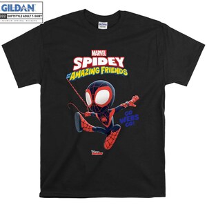 Maglietta Marvel Unisex Bambini E Ragazzi: Swinging Spidey Xmas Con Spider-Man