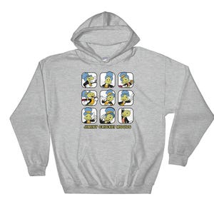Famous Funny Cartoon Hero Jiminy Cricket Moods Poster Hoodie Sweatshirt Pullover S-M-L-XL-XXL-3XL-4XL-5XL Oversized Men Women Unisex 6717