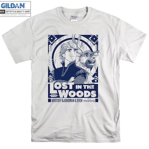 Disney Frozen 2 Kristoff Sven T-shirt Hoody Kids Child Tote Bag Tshirt S-M-L-XL-XXL-3XL-4XL-5XL Gildan Oversized Men Femmes Unisexe 6696