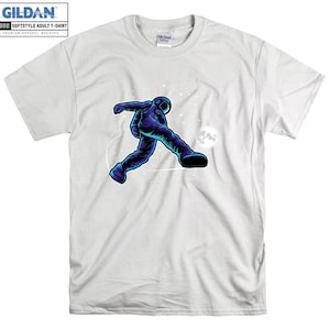Futbolista Astronauta Camiseta Moon Artsy Camiseta Fantástica Camiseta Oversized S M L XL XXL 3XL 4XL 5XL Hombres Mujeres Unisex D3359