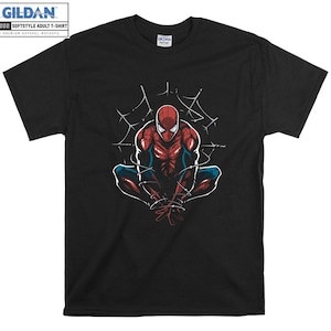 Marvel Spider-Man Web Cool camiseta Comics camiseta de superhéroe camiseta S-M-L-XL-XXL-3XL-4XL-5XL de gran tamaño hombres mujeres Unisex U81