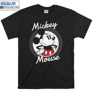 Mickey Mouse Logo T-shirt Hoodie Kids Child Tote Bag Tshirt S-M-L-XL-XXL-3XL-4XL-5XL Gildan Oversized Men Women Unisex A772