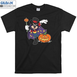 Topolino Halloween T-shirt Felpa con cappuccio Bambini Bambino Tote Bag Maglietta S-M-L-XL-XXL-3XL-4XL-5XL Gildan Oversize Uomo Donna Unisex A738