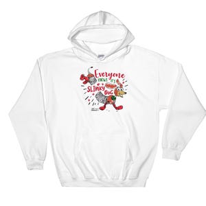 Sudadera con capucha retro de Disney Pixar Toy Story Everyone Knows Its Slinky Dog, tallas S, M, L, XL, XXL, 3XL, 4XL y 5XL, talla extragrande, unisex, para hombre y mujer, AB488