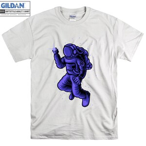 Illuminating Astronaut T-shirt Light Star Space Camiseta Oversized S M L XL XXL 3XL 4XL 5XL Hombres Mujeres Unisex D3384