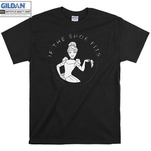 Disney Cendrillon Si La Chaussure T-shirt Hoody Kids Enfant Tote Bag Tshirt S-M-L-XL-XXL-3XL-4XL-5XL Gildan Oversized Men Femmes Unisexe 6658