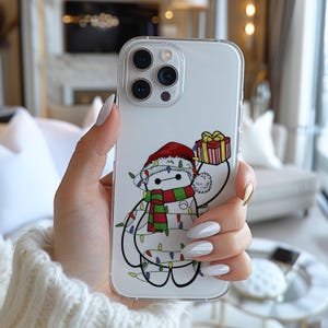 Big Hero 6 Baymax Christmas Lights Santa B Phone Case AB225