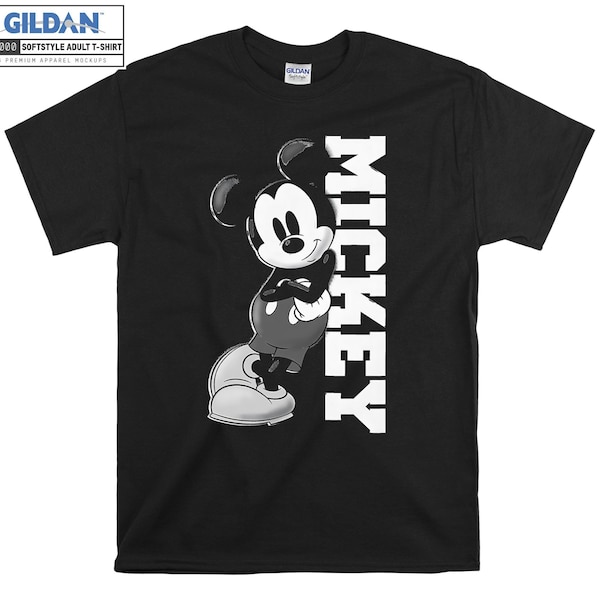Mickey Mouse Classic Pose Disney T-shirt Hoody Kids Child Tote Bag Tshirt S-M-L-XL-XXL-3XL-4XL-5XL Gildan Oversized Men Women Unisex 7079