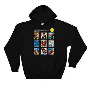 マーベル Xメン ザビエル インスティテュート 90年代 Xメン マーベル パーカー スウェット プルオーバー S-M-L-XL-XXL-3XL-4XL-5XL オーバーサイズ メンズ レディース ユニセックス AB756