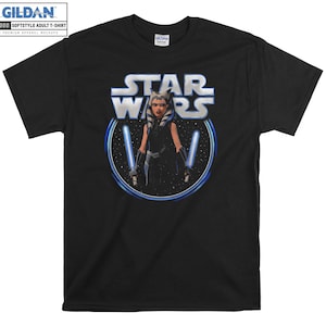 Le Clone Wars Ahsoka Dual Wield T-shirt Hoody Kids Child Tote Bag Tshirt S-M-L-XL-XXL-3XL-4XL-5XL Gildan Oversized Men Femmes Unisexe 7322