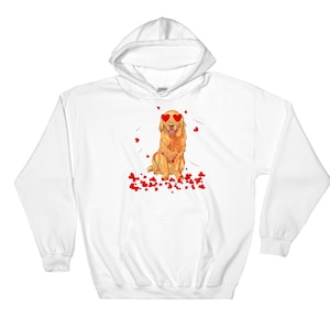 Sudadera con capucha para perro Golden Retriever, regalo para amantes de los perros, tallas S, M, L, XL, XXL, 3XL, 4XL y 5XL, talla extragrande, unisex, para hombre y mujer, AB904