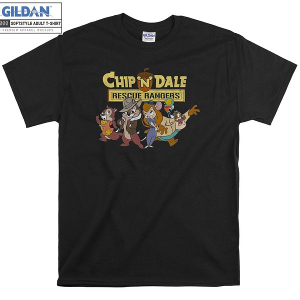 Disney Chip N Dale Goofy Group T-shirt Hoody Kids Child Tote Bag Tshirt S-M-L-XL-XXL-3XL-4XL-5XL Gildan Oversized Men Women Unisex 6657