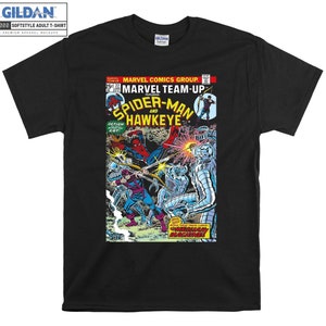 Spider-Man Hawkeye Affiche T-shirt Sweat à capuche Enfants Enfant Sac fourre-tout Tshirt S-M-L-XL-XXL-3XL-4XL-5XL Gildan Surdimensionné Hommes Femmes Unisexe A699