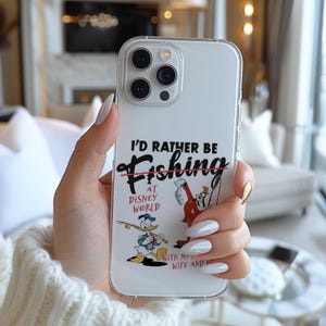Lustige Wütend Donald Duck Id eher Angeln Phone Case AB288