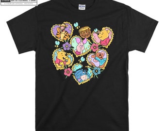 Winnie The Pooh Disney T-shirt Hoodie Kids Child Tote Bag Tshirt S-M-L-XL-XXL-3XL-4XL-5XL Gildan Oversized Men Women Unisex A1006