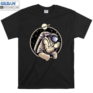 Filósofo Astronauta Camiseta Space Think Camiseta Camiseta Oversized S M L XL XXL 3XL 4XL 5XL Hombres Mujeres Unisex D3365