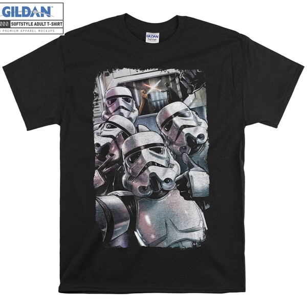 Star Wars Storm Strooper Selfie T-shirt Hoodie Kids Child Tote Bag Tshirt S-M-L-XL-XXL-3XL-4XL-5XL Gildan Oversized Men Women Unisex A803