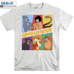 Retro 90s Disney The Jungle T-shirt Hoodie Kids Child Tote Bag Tshirt S-M-L-XL-XXL-3XL-4XL-5XL Gildan Oversized Men Women Unisex A549