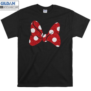 Disney Minnie Mouse Big Bow T-shirt Hoody Kids Child Tote Bag Tshirt S-M-L-XL-XXL-3XL-4XL-5XL Gildan Oversized Men Femmes Unisexe 6768