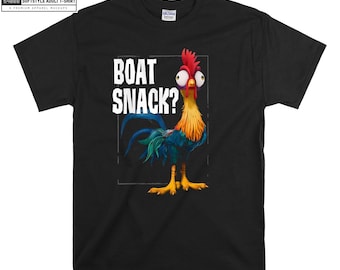 Disney Moana Hei Hei Boat Snack T-shirt Hoody Kids Child Tote Bag Tshirt S-M-L-XL-XXL-3XL-4XL-5XL Gildan Oversized Men Women Unisex 6774