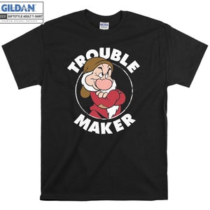 Grumpy Dwarf Blanche-Neige T-shirt Hoody Kids Child Tote Bag Tshirt S-M-L-XL-XXL-3XL-4XL-5XL Gildan Oversized Men Femmes Unisexe 6920