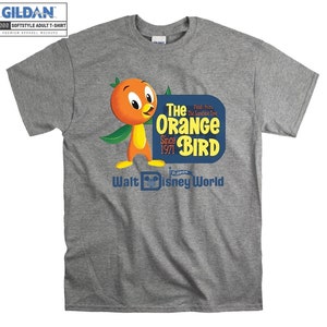 vintage Disney Orange Bird T-shirt Sweat à capuche Enfants Enfant Sac fourre-tout Tshirt S-M-L-XL-XXL-3XL-4XL-5XL Gildan Surdimensionné Hommes Femmes Unisexe A631