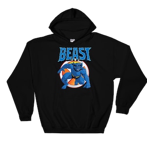 Marvel X Men Beast Retro 90s Marvel Comics Party Gift Hoodie Sweat  Pullover S-M-L-XL-XXL-3XL-4XL-5XL Oversized Men Women Unisex AB742