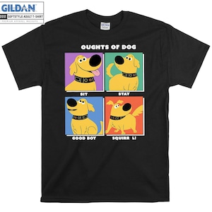 disney pixar up dug thoughts of dog expressions box up t shirt T-Shirts, Kids & Adult Holiday Hoodies, Customizable Christmas Pajamas AC146