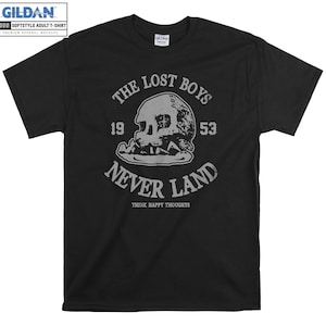 Peter Pan The Lost Boys Neverland T-shirt Hoody Kids KinderTasche Tshirt S-M-L-XL-XXL-3XL-4XL-5XL Gildan Oversized Herren Damen Unisex 7148