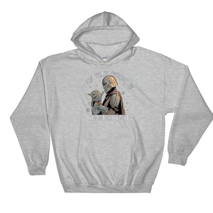 Star Wars May The Fourth Be With You Grogu Boba Fett Hoodie Sweatshirt Pullover S-M-L-XL-XXL-3XL-4XL-5XL Oversized Men Women Unisex 7280