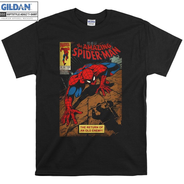 The Amazing Spider-Man Poster Camiseta Sudadera con capucha Niños Niño Tote Bag Camiseta S-M-L-XL-XXL-3XL-4XL-5XL Gildan Hombres de gran tamaño Mujeres Unisex A679