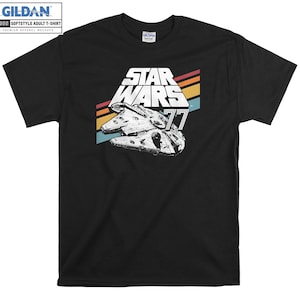 Millennium Falcon Retro Rainbow T-shirt Hoody Kids Child Tote Bag Tshirt S-M-L-XL-XXL-3XL-4XL-5XL Gildan Oversized Men Women Unisex 7286