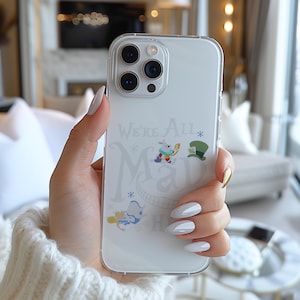 Disney Alice In Wonderland Cheshire Cat Were All Mad Here Phone Case AC224
