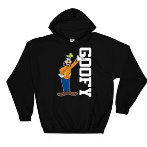 Disney Goofy Portrait Mickey And Friends Hoodie Sweat  Pullover S-M-L-XL-XXL-3XL-4XL-5XL Oversized Men Women Unisex AB290