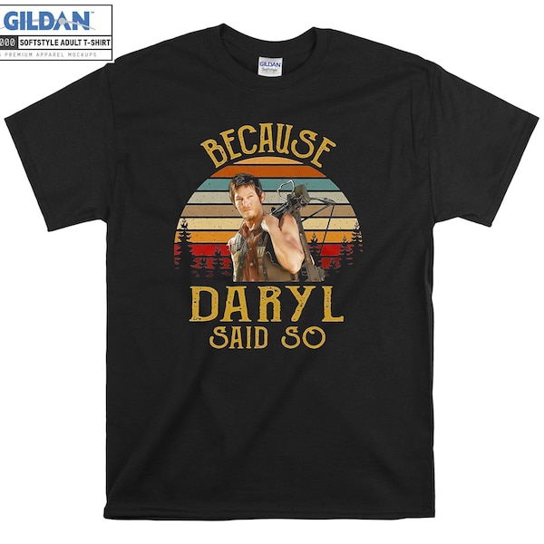 Daryl Dixon The Walking Dead Shirt T-shirt Hoody Kids Child Tote Bag Tshirt S-M-L-XL-XXL-3XL-4XL-5XL Gildan Oversized Men Women Unisex 6615