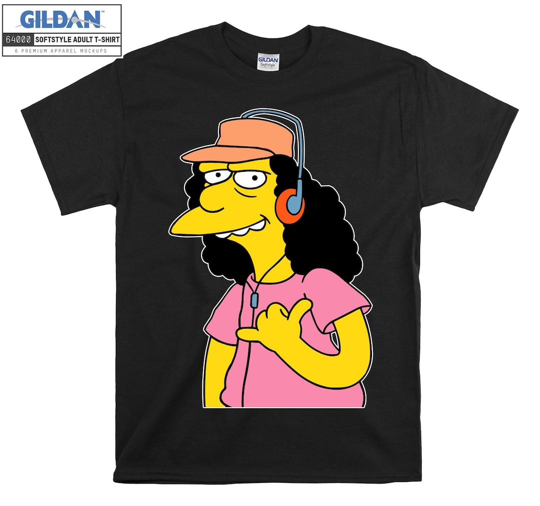 The Simpsons Otto Mann Headphone Music T Shirt Art Cartoon T
