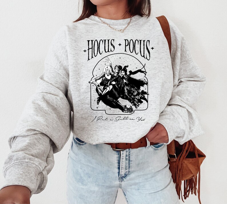 Hocus Pocu Sweatshirt Sanderson Sisters Sweatshirt Hocus Etsy